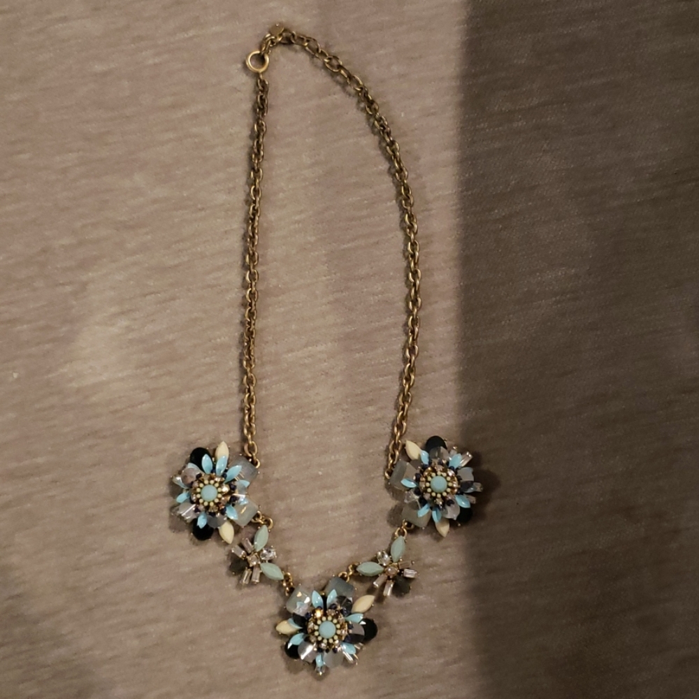 Loft Statement Floral Necklace